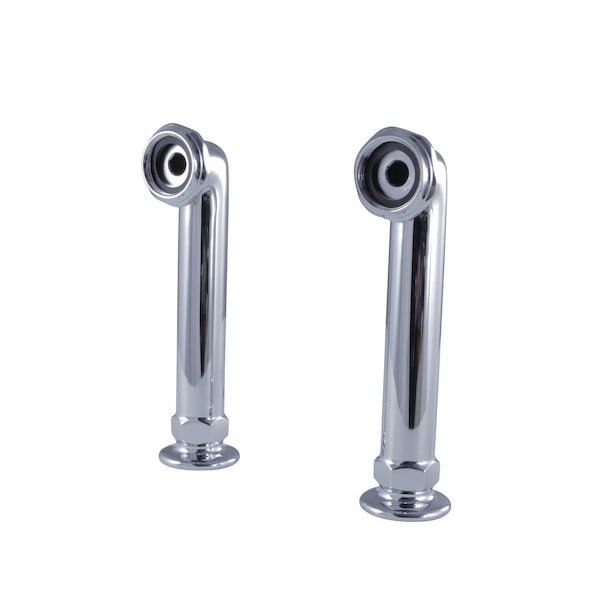 6" Riser for Leg, Tub Filler, Polished Chrome